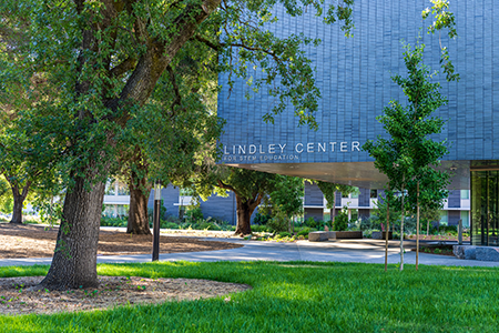 Photo of the Lindley Center for STEM Education exterior..
