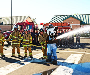 Photo of Public Safety Training Center Firefighter program. 